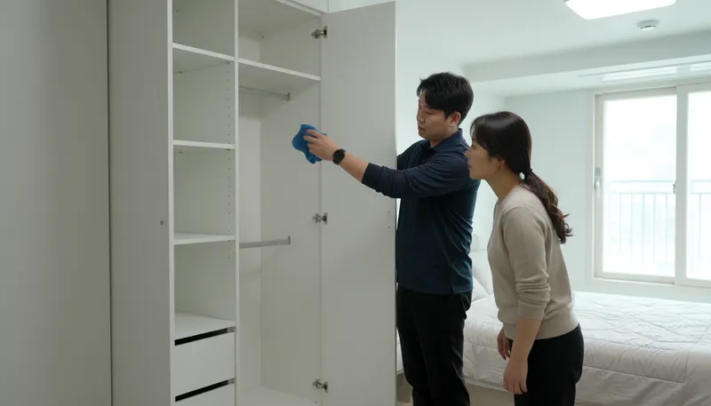 입주청소 고객 최종 검수 확인