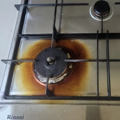 가스레인지 청소 전