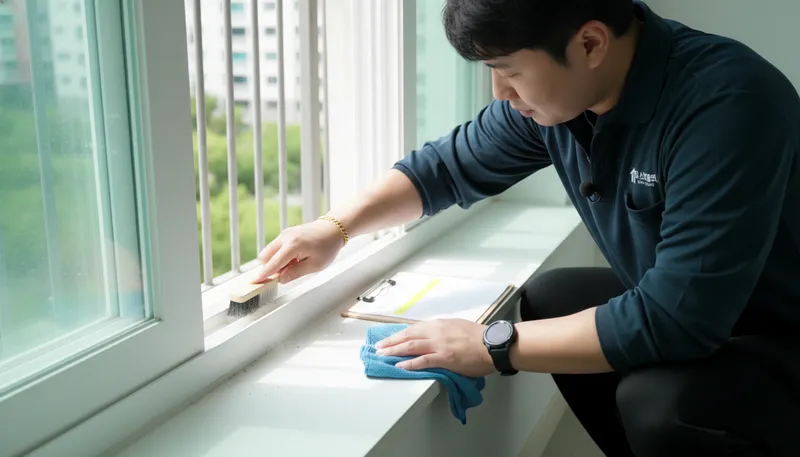 입주청소 팀장 최종 품질 점검