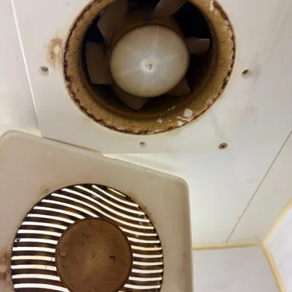 환풍구 청소 전